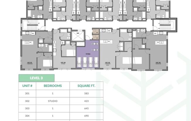 1 bed, 1 bath, 583 sqft, $1,995, Unit 201