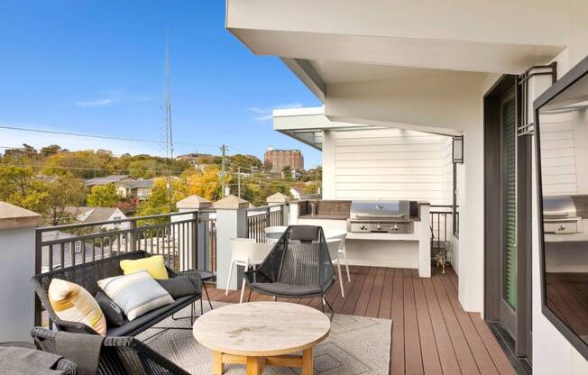 12 South Nashville TN apartments photo of Patio/Balcony