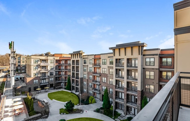 Views at Coolray Field apartments exterior building view
