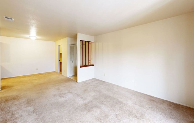 Seville style living room with carpet