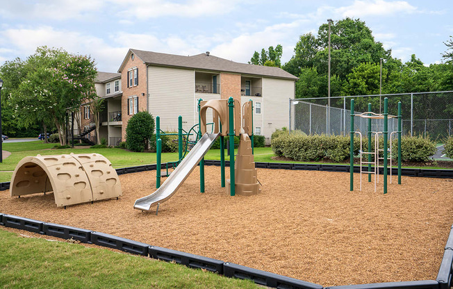 On-Premise Playground with Slide and Monkey Bars