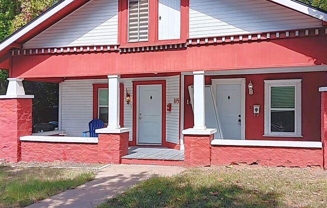 Quaint Craftsman style One Bedroom, One Bath half duplex.