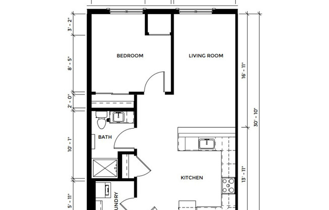 1 bed, 1 bath, 707 sqft, $1,635, Unit SC 1408-213