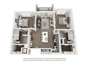 2 beds, 2 baths, 1,027 sqft, $2,149
