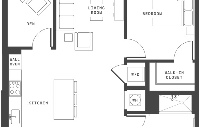 1 bed, 1 bath, 932 sqft, $3,731, Unit 3103
