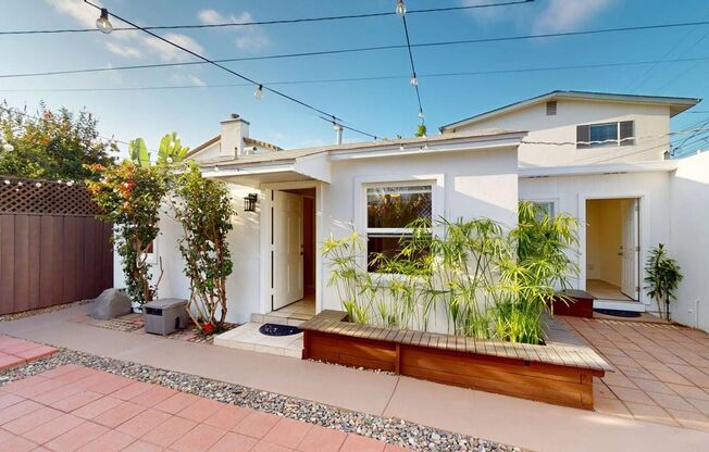 Rare and Private Coronado Back House with Expansive Patio plus Casita