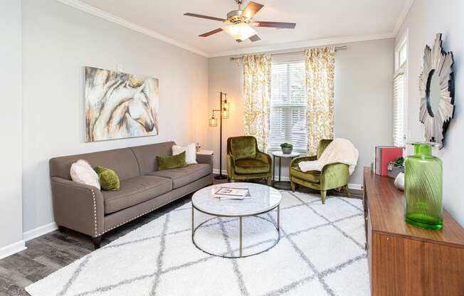 Modern Living Room at Hurstbourne Estates, Kentucky