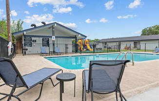 our apartments showcase an unique swimming pool