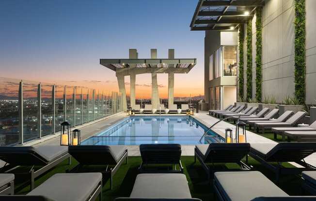 Poolside Sundeck at AVE Phoenix Sky, Phoenix, AZ, Arizona , 85003