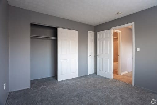 closet space at Nottingham Place in Cleveland