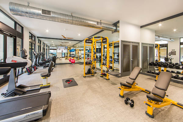 Fitness center at Marc San Marcos Apartments