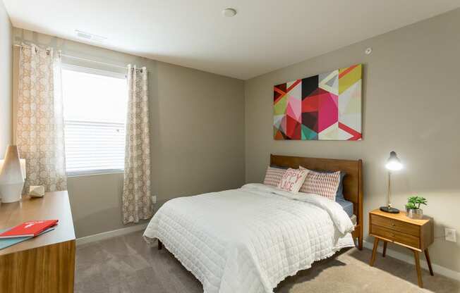 Large Comfortable Bedrooms at AMP Apartments, PRG Real Estate, Louisville, KY