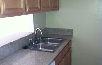 view of kitchen counter top