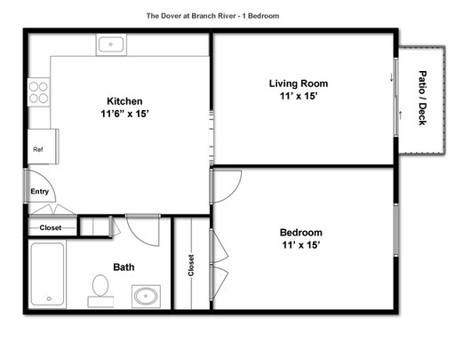 1 bed, 1 bath, 700 sqft, $1,595, Unit 035