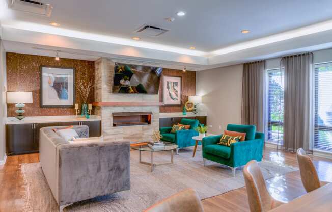 rentable clubroom at Central Park East in Arlington Heights, IL