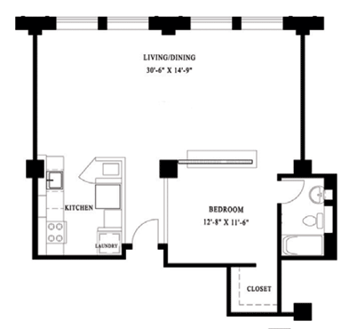 1 Bed