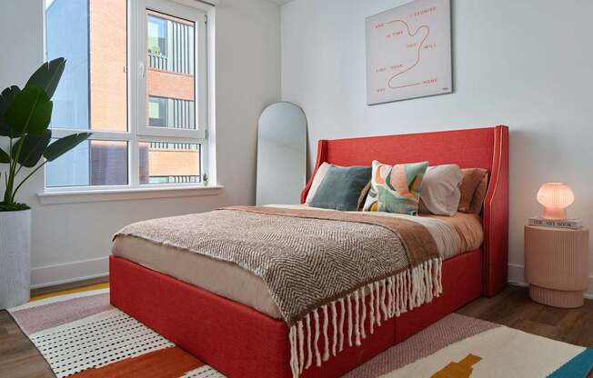 Beautiful Bright Bedroom With Wide Windows at The Weaver, Philadelphia, PA, 19125