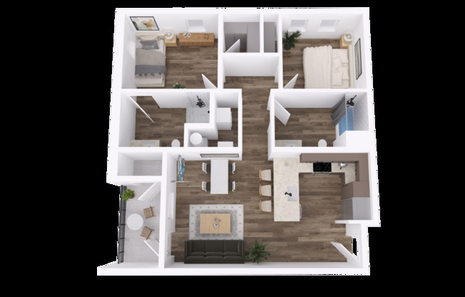 2 beds, 2 baths, 1,035 sqft, $1,995, Unit 21113 - 225