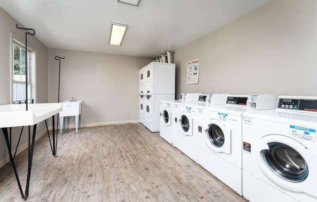 our apartments have a laundry room with washer and dryer