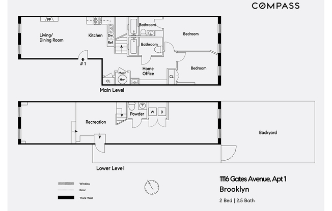 3 beds, 2.5 baths, 1,781 sqft, $4,492, Unit GARDEN