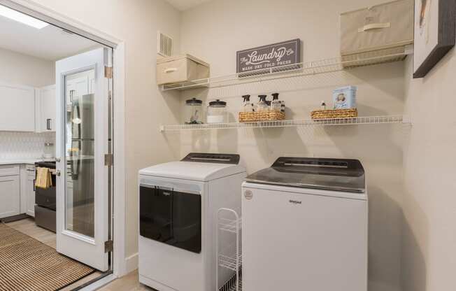 Washer and dryer