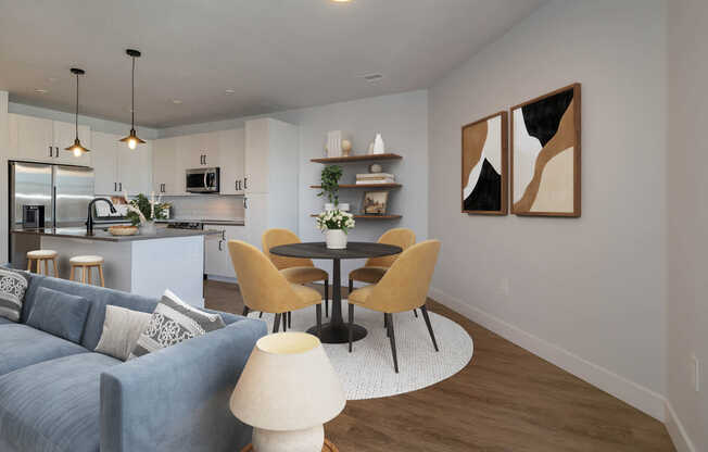 Living Room with Hard Surface Flooring