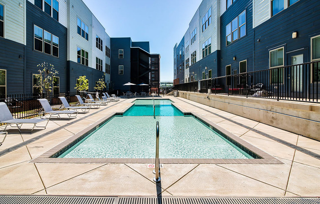 Beautiful resort style swimming pool