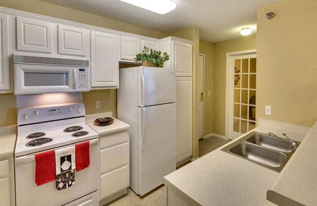 White kitchen appliances