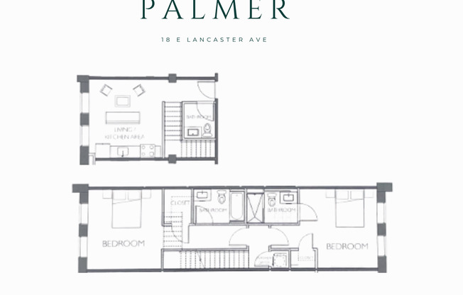 2 beds, 2.5 baths, 1,050 sqft, $2,192, Unit 126