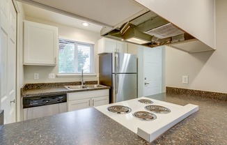 Kitchen with appliances