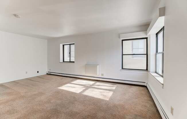 Carpeted Bedroom at Johnson Legacy Apartments, Milwaukee, Wisconsin
