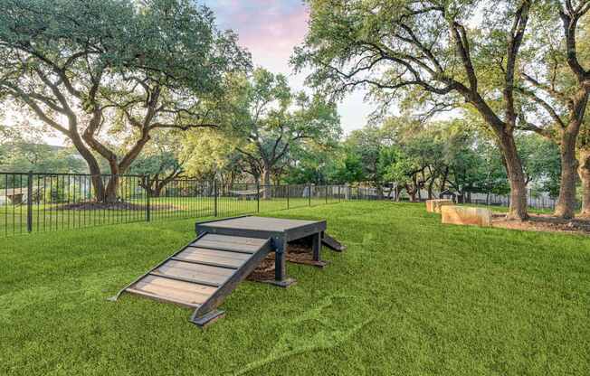 Dog Park at The Prescott Luxury Apartments on South Congress, Austin TX