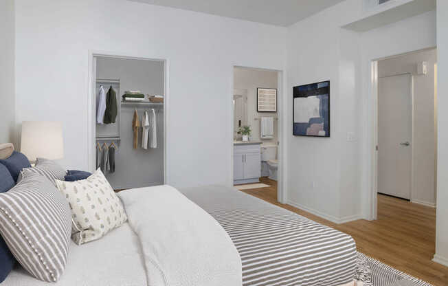 Bedroom with Hard Surface Flooring