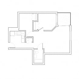2 beds, 1 bath, 630 sqft, $2,415