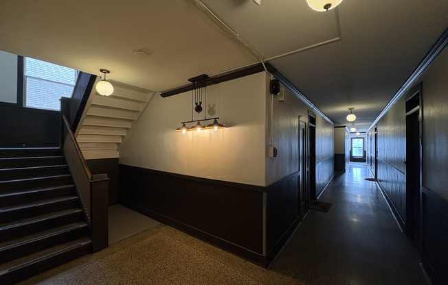 Staircase and Hallway