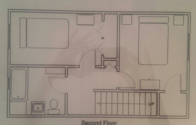 2 beds, 1 bath, 901 sqft, $1,929, Unit 22