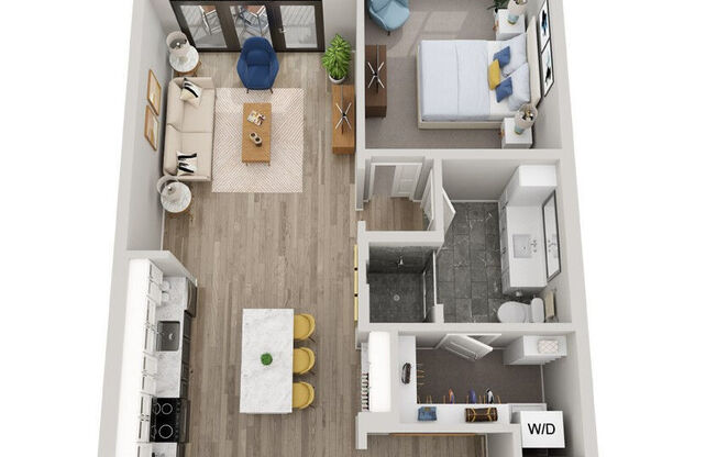 1 bed, 1 bath, 839 sqft, $2,803