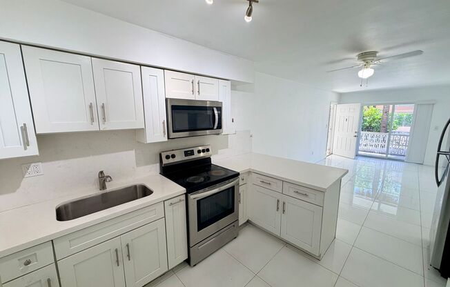 SPACIOUS UPGRADED TWO-BED ONE-BATH UNIT LOCATED IN THE HEART OF LITTLE HAVANA. THE BUILDING HAS A WASHER AND DRYER ON SITE