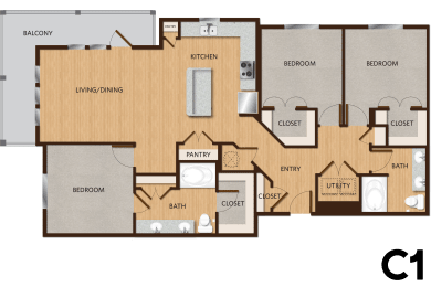3 beds, 2 baths, 1,430 sqft, $2,285