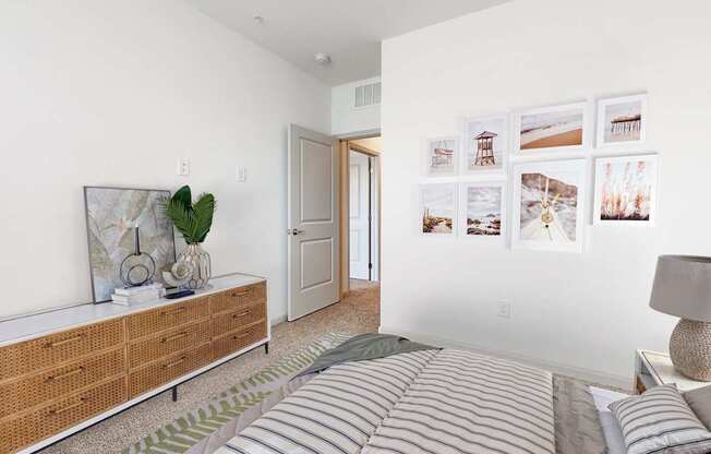 Bedroom with Plush Carpeting