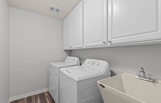 Keeler's Corner Apartments in Lynnwood, Washington Laundry Room