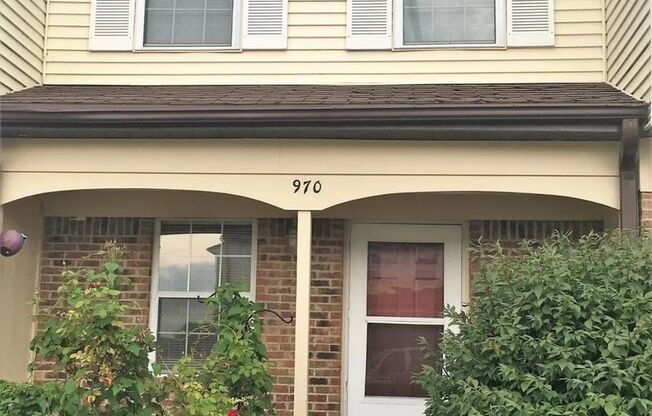 Spacious 2 bedroom townhome available!