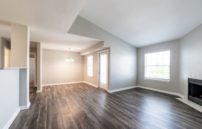 Interior decor with wooden floors at The Reserve at Williams Glen, Zionsville, IN, 46077