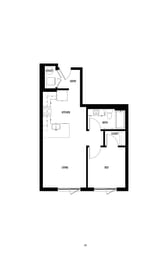 1 bed, 1 bath, 593 sqft, $1,749