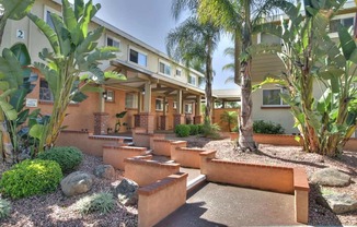 Courtyard Area at Ranchero Plaza, San Jose