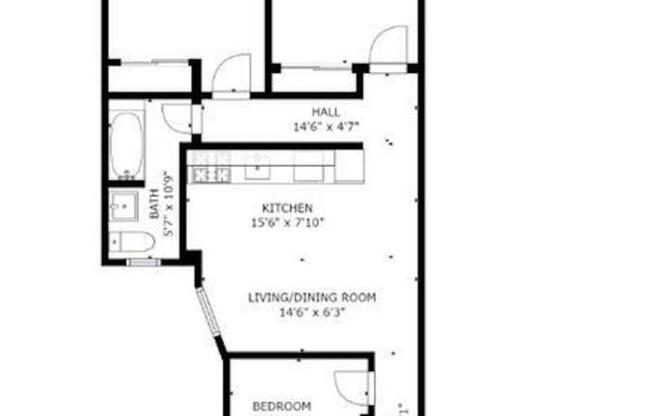 3 beds, 1 bath, $5,995, Unit 903
