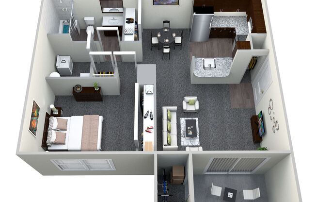 1 bed, 1 bath, 660 sqft, $1,523, Unit 11-1B