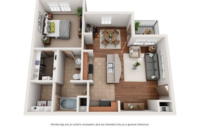 1 bed, 1 bath, 756 sqft, $1,084