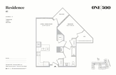 1 bed, 1 bath, $2,695