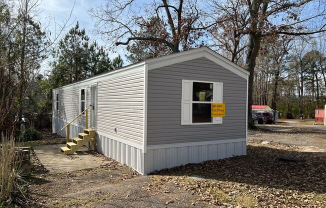 Brand New 2BR 2Bath mobile home for rent or for sale. Near I-20 off Golden Springs Parkway